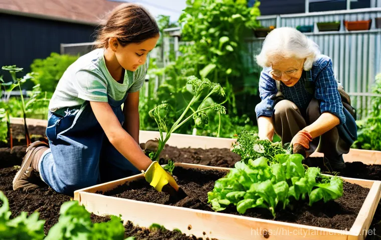 도시농업 정부 지원 정책 - **Prompt:** A sophisticated rooftop urban farm utilizing vertical farming and hydroponic systems. Th...